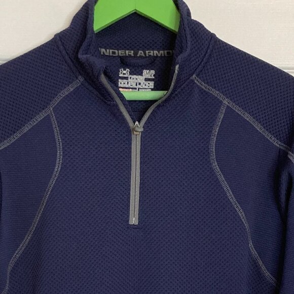 Under Armour Loose All Season Gear Fuego Pullover 1/4 Zip Jacket Size Small - Picture 2 of 7